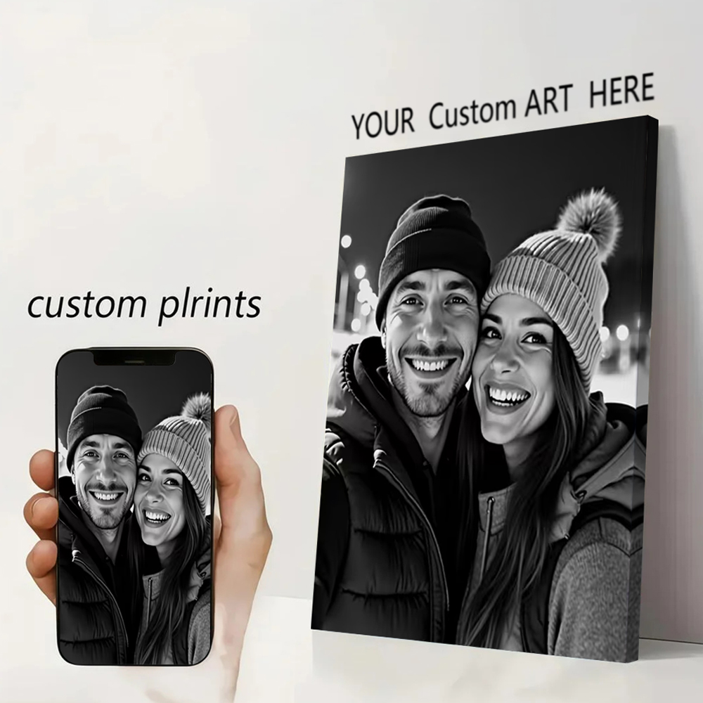Custom Map Poster - Fotoğraflarınızdan Özel Baskı Kanvas Tablo Düğün